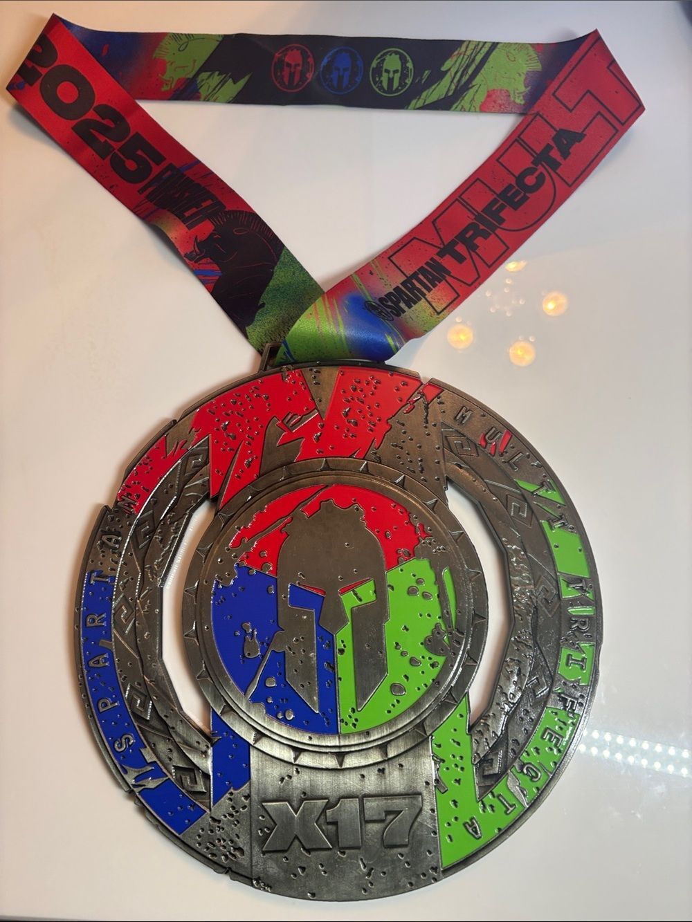 Spartan 17X Trifecta Medal Multifecta